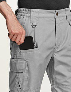 2024 คุณภาพสูงขายส่งกางเกงกันน้ําพร้อมโลโก้ที่กําหนดเองSpandexโพลีเอสเตอร์BreathableกางเกงยุทธวิธีกางเกงCargo - Product Image 4