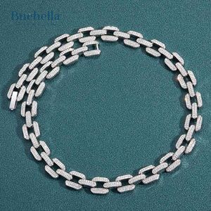 Gran oferta, collar de cadena rectangular para hombre, plata 925, chapado en oro de 14 quilates, Diamante de moissanita helada de 12mm, elegante y elegante - Product Image 5