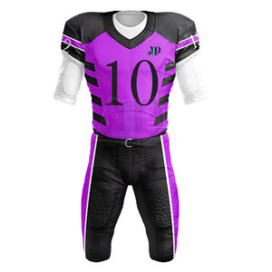 Nuevo Diseño de Uniformes de Fútbol Americano Transpirables y Cómodos con Mangas Cortas, Hechos de Tela Ligera y Duradera, en Venta - Product Image 2