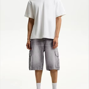 Premium Quality <b>Men</b> Denim Shorts Summer Casual Vintage Washed <b>Jeans</b> Shorts Streetwear Bulk Supply 2025 - Product Image 1