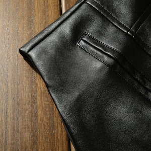 Gilet chauffant en cuir de même style pour hommes et femmes Gilet chauffant pour femmes Gilet en cuir de moto Gilet sans manches pour motard - Product Image 3