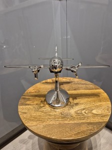 โมเดลเครื่องบินอะลูมิเนียมโลหะตกแต่งโชว์ชิ้นงานตกแต่งบ้านสำนักงานเครื่องบินวินเทจของขวัญการบิน - Product Image 3