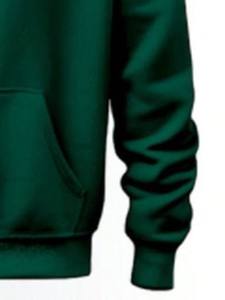 Sudaderas con Capucha de Algodón 100% para Hombre, Estilo Casual de Invierno, Color Sólido, Logotipo y Diseño Personalizados, Alta Calidad, Ecológicas - Product Image 5