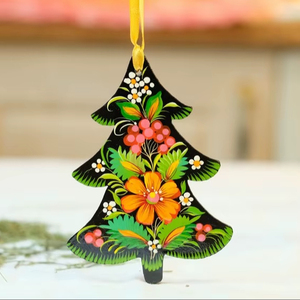 Magnifiques décorations de Noël suspendues faites à la main, décor indien, métal, design personnalisé - Product Image 1