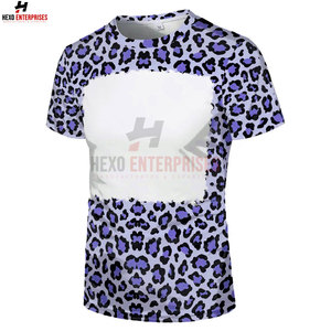 Comfortable Custom Sublimation T-Shirt Light Weight <b>Canvas</b> Short Sleeve Solid Pattern Latest Design - Product Image 5