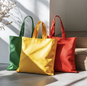 Sac fourre-tout promotionnel en toile de coton biologique 100% certifié BSCI et OEKO-TEX pour les entreprises - Product Image 1