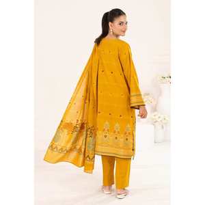 Traje Jacquard de 3 Piezas Sin Coser CLP-52177 C con Decoración Bordada y Elemento de Moda con Estampado Floral - Product Image 6