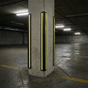 Sistema de Protección de Esquinas para Estacionamiento con Base de 100 cm y 2 Cubiertas de Material de Goma - Product Image 2