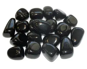 Высококачественные натуральные черные обсидиановые камни для Рейки и энергетических кристаллов, лечебный натуральный черный обсидиан из Мексики