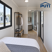 Bâtiment modulaire préfabriqué en acier moderne et durable de 20 pieds, type Apple Cabin, pour salle de tri des déchets, destiné à la collecte et au traitement des déchets communautaires et à l'assainissement.