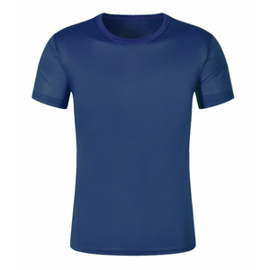 T-shirts de sport Dry-Fit 100 % polyester en gros, t-shirts unis personnalisés imprimés pour la course, en tissu tricoté - Product Image 3
