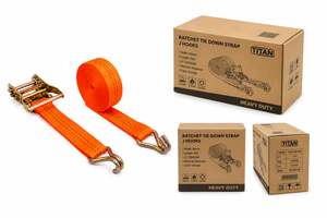 PROVINA Correa de Amarre de Carga de 1.5 Pulgadas, 1500 kg, 5000 kg de Resistencia a la Rotura, Certificación CE ISO 9001, Correa de Poliéster Resistente para Transporte de Mercancías - Product Image 3