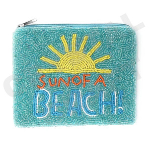 Hey Good Design Monedero con cuentas de semillas personalizado Monedero Hermoso monedero con características de accesorios de moda - Product Image 3