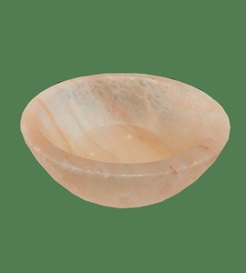 Bol de sel de roche de nouveauté de l'Himalaya écologique de 6x4 pouces, artisanat naturel fabriqué à la main pour des cadeaux directement du Pakistan - Product Image 3