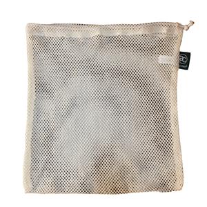Sac en maille de coton de haute qualité pour fabricant d'emballage de légumes et de fruits d'épicerie grossiste poignée d'étanchéité à cordon cosmétiques - Product Image 1