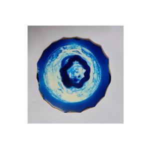 Posavasos de resina de alta calidad para taza de agua, precio al por mayor, posavasos de resina de tamaño personalizado y color azul para vasos, posavasos para tazas de té - Product Image 1