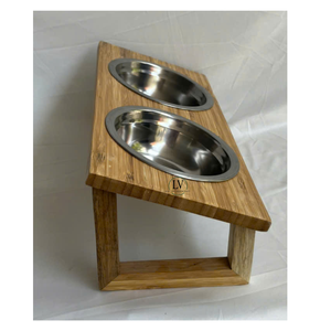 ชามไม้ไผ่ธรรมชาติสำหรับสัตว์เลี้ยงชามให้อาหารสัตว์เลี้ยงทำมือสำหรับแมวสุนัขสัตว์เลี้ยงขายดีที่สุดจากโรงงานเวียดนาม - Product Image 6