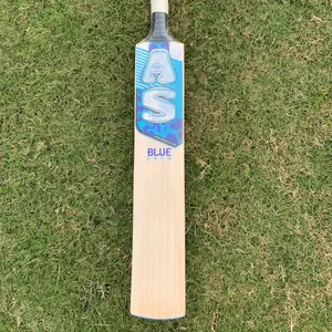 Kustom dibuat tangan keras bola kelelawar untuk profesional Inggris Dedalu kriket olahraga Blue Camo
