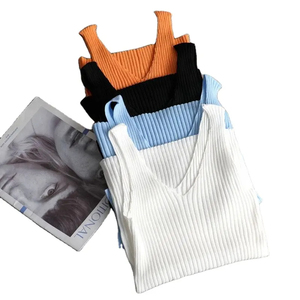 Débardeur côtelé de haute qualité pour femmes de taille américaine pour la course à pied et la salle de sport OEM ODM Fabrication grande taille Vente en gros Tanttop pour femmes - Product Image 4
