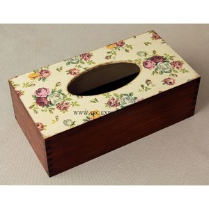 Boîte de rangement rectangulaire en métal enduit de poudre blanche peinte à la main Matvelous concevant une grande boîte de rangement de mouchoirs de qualité supérieure - Product Image 3