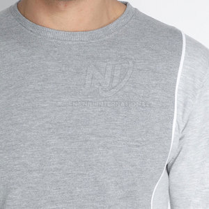 สเวตสูทผู้ชายแบบสวมหัวสีตัดกันชุดวอร์มสำหรับผู้ชาย - Product Image 5