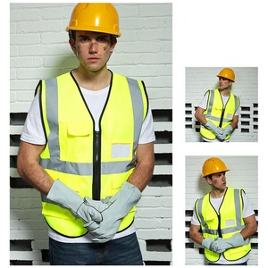 Gilet de sécurité réfléchissant personnalisé du fabricant Veste réfléchissante 100% polyester Gilet réfléchissant de sécurité haute visibilité - Product Image 1