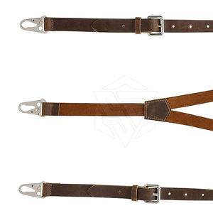 Tirantes de cuero genuino para hombre Tirantes ajustables clásicos Duradero Ligero para ropa informal formal Cuero de vaca Premium - Product Image 6