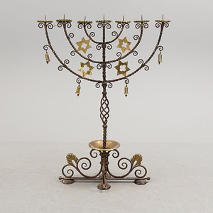 Candelabra Bronze Metal Wedding and Centerpiece <b>Large</b> Shape Tabletop <b>Candlestick</b> Holder 5 Arms With Top Bowl Fancy Design - Product Image 5