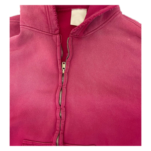 OEM Pull à capuche pour hommes French Terry Vintage Hoodie Customize High Quality Distressed Acid Wash Hoodie for Men's Custom OEM - Product Image 6