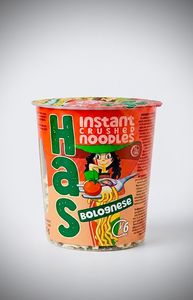 HAS Bolognese Ramen <b>Noodles</b> <b>Box</b> Instant 70g Wheat Flour Fried 18% Fat Rich Savory 6-Minute Cooking Time 12-Month Shelf - Product Image 2