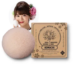 Wholesale high quality natural konjac facial sponges for face made in Japan bath sponges