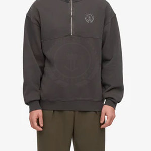Vestes d'hiver décontractées à fermeture éclair quart de tour, fabriquées au Pakistan, de haute qualité, respirantes, écologiques, avec logo frontal personnalisé, en tissu polaire. - Product Image 5