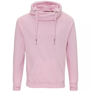 เสื้อสเวตเตอร์ผ้าฟลีซผ้าฝ้ายสีเทาทึบแบบสวมหัวคออบอุ่นและหนักมีให้เลือกทุกขนาดสำหรับฤดูหนาว - Product Image 5