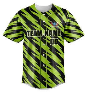 Jersey de béisbol y softbol personalizado en blanco y negro cosido Conjunto de ropa de equipo transpirable de la mejor calidad Camisetas de sublimación de estilo - Product Image 1