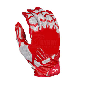 2024 nouveaux modèles de gants de Football professionnel de haute qualité en cuir lourd personnalisé Football américain gants de conception personnalisés - Product Image 3