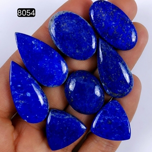 DHORGEMS - Lapislázuli Natural al por Mayor, Cabujón Suelto para Joyería, Piedra Preciosa Hecha a Mano, Formas Ovaladas/Marquesa/Pera/Triángulo - Product Image 5
