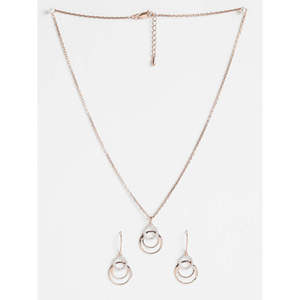 CLARA Juego de Collar y Pendientes Irina de Plata de Ley 925, Colección de Joyería Fina - Product Image 3