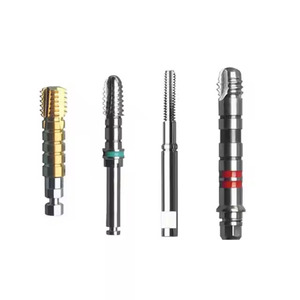 Perceuse d'implant dentaire promotionnelle bon marché Kit d'outils de forets chirurgicaux pour fraises Perceuse droite corticale conique à cône torsadé - Product Image 5