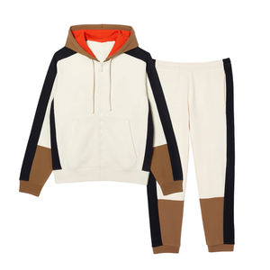 Survêtements décontractés à capuche de haute qualité pour hommes adultes, pour le jogging et l'entraînement, avec taille élastique, manches courtes, coupe oversize, hiver - Product Image 1