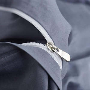 Edredón King, funda nórdica, juego de funda nórdica de algodón 100%, juegos de cama, se aceptan diseños personalizados, juego de cama de Hotel de rayas Súper suaves - Product Image 2