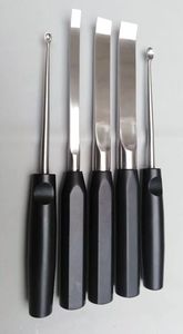 Curette d'os ciseau ascenseur périosté Instrument d'orthopédie chirurgicale 5 pièces Ce approuvé Curette d'os ciseau élévateur périosté - Product Image 4