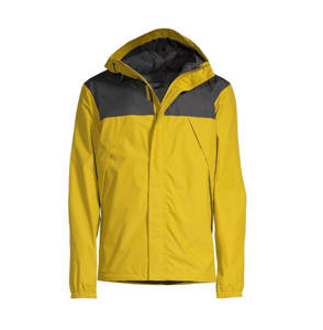 Chaqueta cortavientos de nailon ligera para hombre con logotipo personalizado, Jersey impermeable con media cremallera y capucha, decoración de piel de invierno - Product Image 6