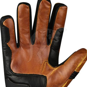 Guantes de moto genuinos reales Guantes de carreras de motos de cuero de vaca Guantes de moto de la mejor calidad - Product Image 5