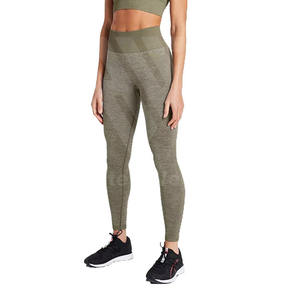 Leggings taille haute pour femmes pour un ajustement confortable Motif uni et sans couture pour les leggings d'été - Product Image 1