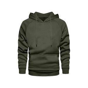 High Quality Cotton French Terry Oversize Hoodie <b>Thick</b> <b>Fleece</b> Drop Shoulder Plain Blank Custom Men Hoodies - Product Image 3