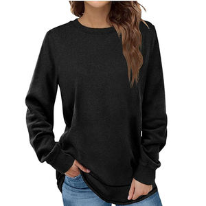 Nuevas Sudaderas Casuales de Invierno para Mujer, de Manga Larga y Talla Grande, con Logotipo Frontal Personalizable, Diseño Ecológico - Product Image 4