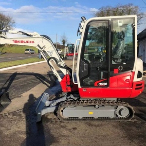 รถขุดไฮดรอลิกขนาดเล็ก Takeuchi TB230 ปี 2023 พร้อมเครื่องยนต์ CAMC EPA ปั๊ม Hengli กระบอกสูบ Huade และเกียร์ PLC และมอเตอร์ - Product Image 6