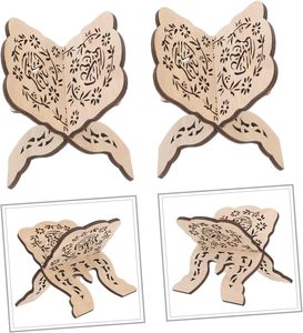 4 supports de livres de prière, de livres de cuisine et de la Bible, étagères de lecture de la Bible, supports de livres de prière et de Coran - Product Image 2