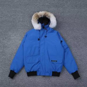 1.1 Style classique haute demande vêtements d'extérieur chauds manteau coupe-vent chaud réel fourrure de Coyote hiver hommes canadien Wnd Parka duvet d'oie - Product Image 2
