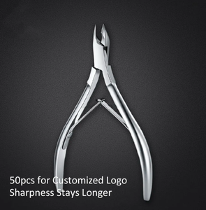 Alicates Profesionales para Cutículas con Mango Curvo, Abertura de Mandíbula Ancha y Acero Inoxidable para Uñas Gruesas - Product Image 1